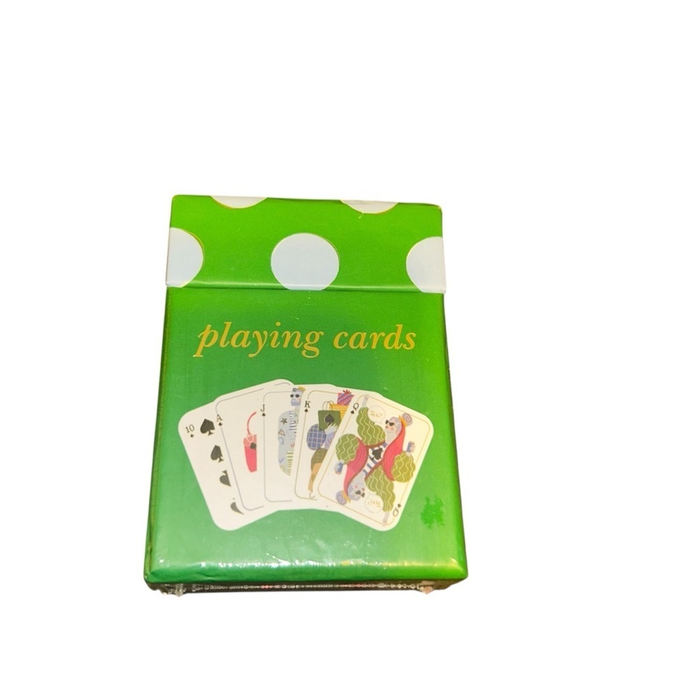 New Waterproof Deck of Cards Green kate spade new york x Target spades